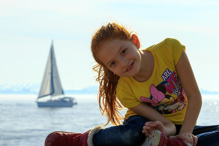 Sailboat Girl Photograph by Travis Rogers