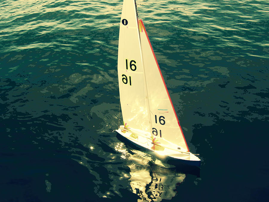 Sailboat Photograph by Kazumi Whitemoon