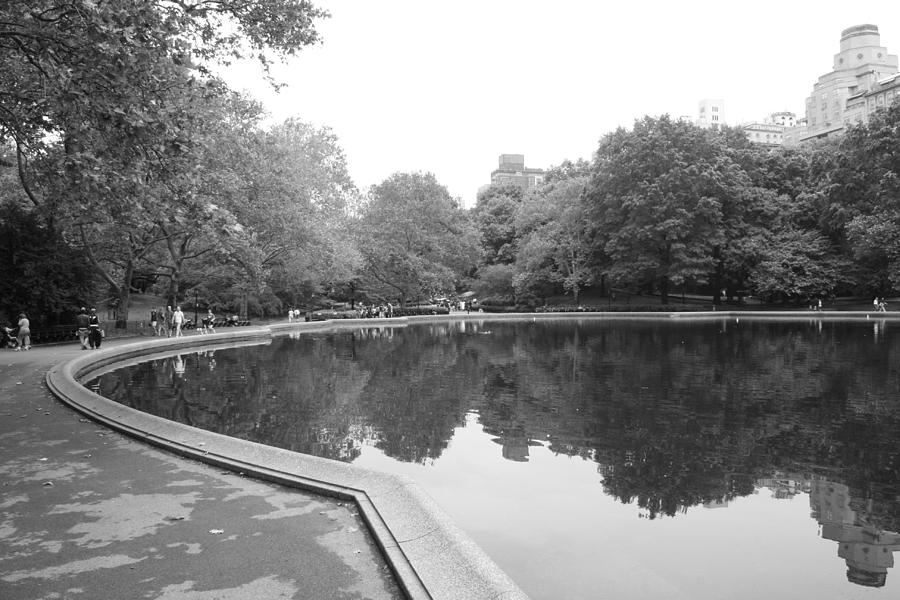 Central Park Photograph - Sailboat Lake Central Park by Christopher J Kirby
