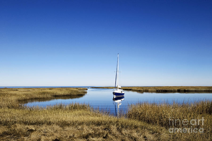 Sailboat On Cape Cod Bay Photograph By John Greim Fine Art America