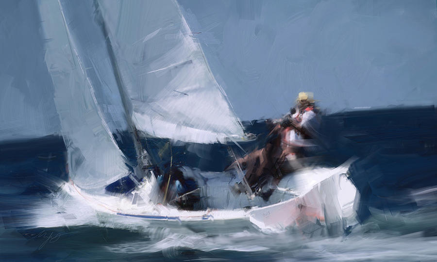 sailboat race paintings