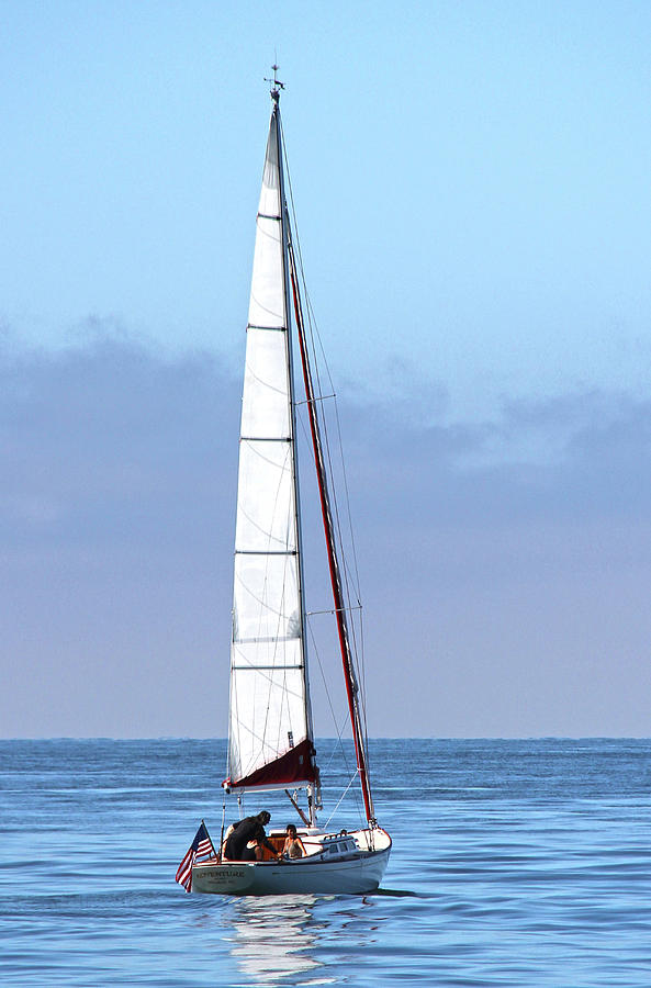 Sailboat Photograph by Richard Krebs