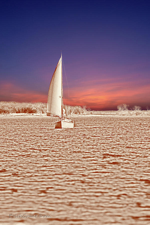 Sailboat Time Travel Photograph by Erich Grant