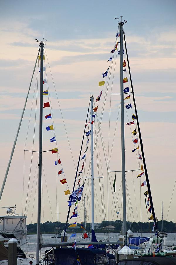 sailboat flag pole