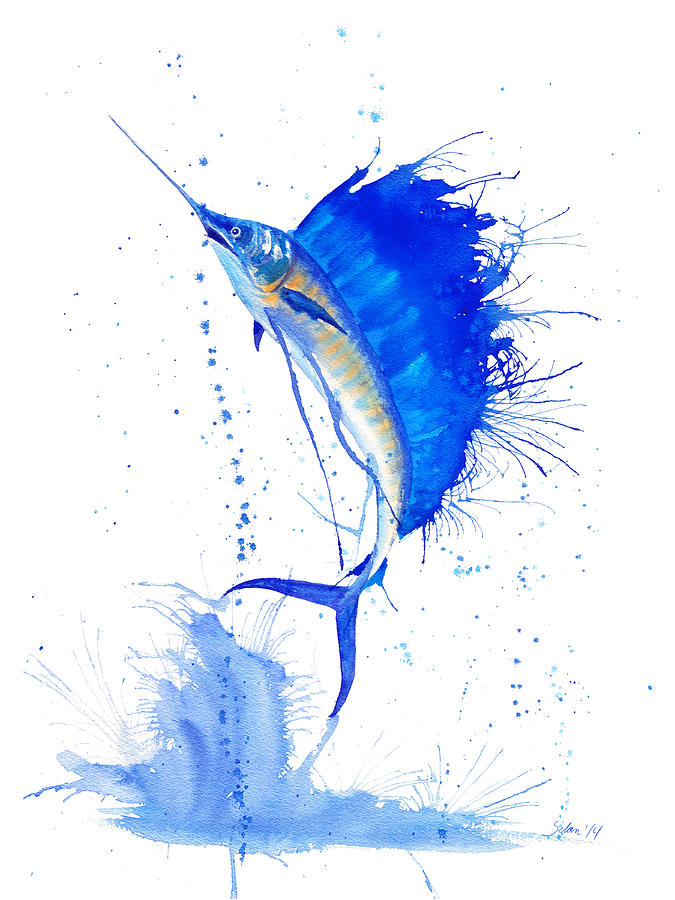 Sailfish Painting by Julie Selan | Fine Art America