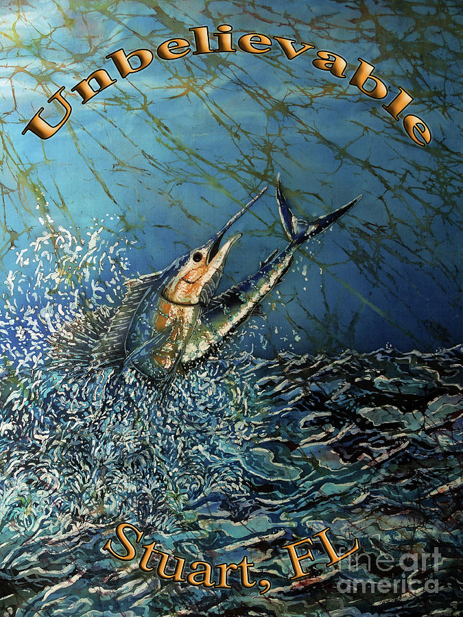 Sailfish - Unbelievable  Painting by Sue Duda