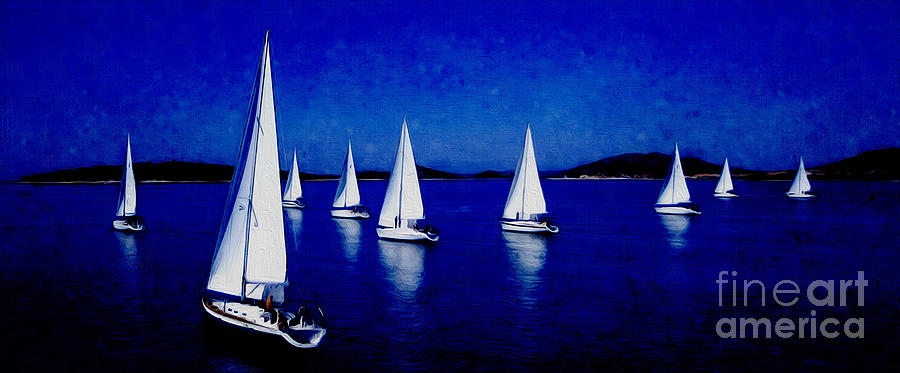 Sailing 033 Painting by Gull G