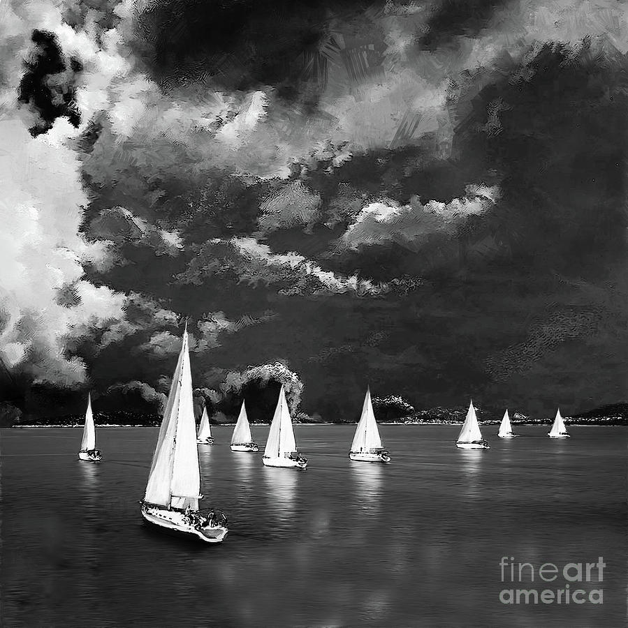 Sailing 0922 Painting by Gull G