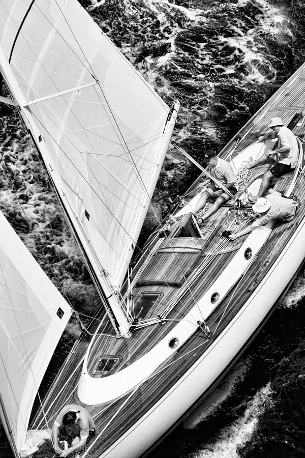 Sailing a classic Photograph by Gary Felton
