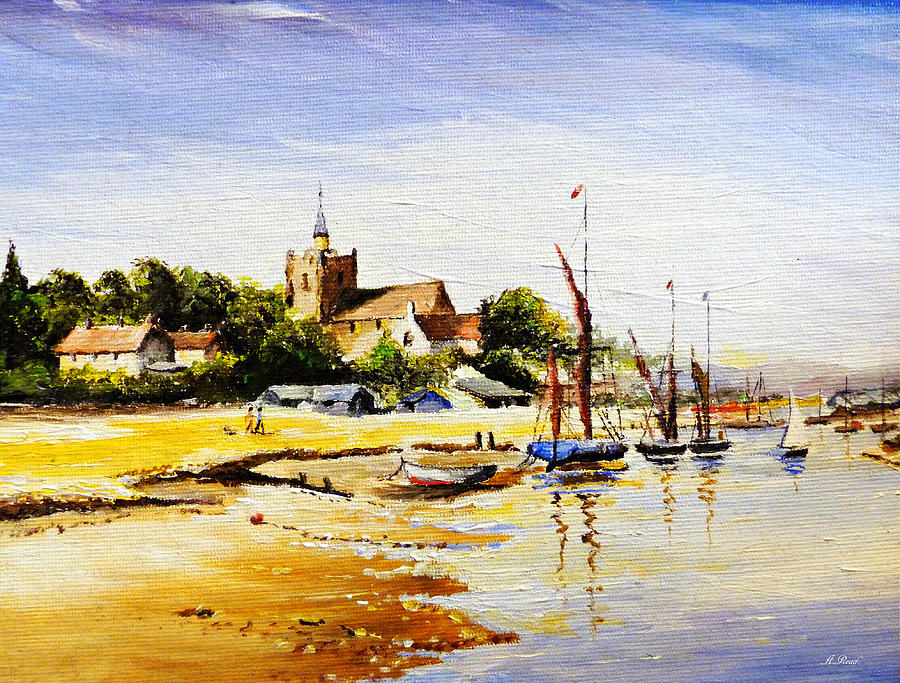 Cottage Painting - Sailing At Maldon by Andrew Read