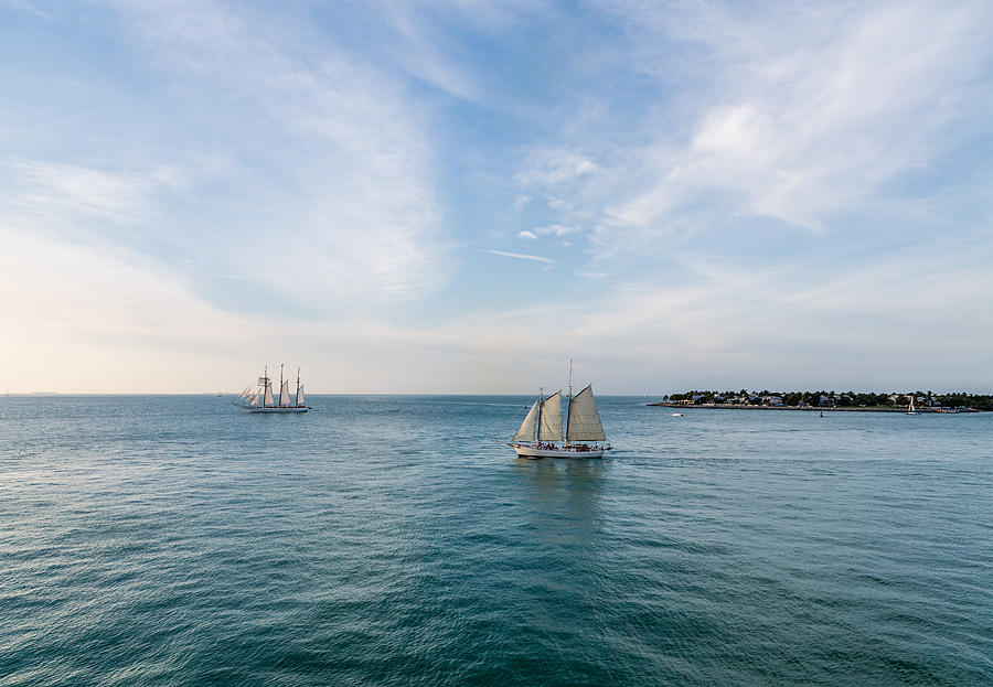 Sailing Away Photograph by Darryl Brooks