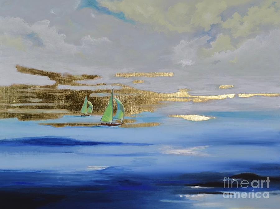 Sailing Away Painting by Mary Scott