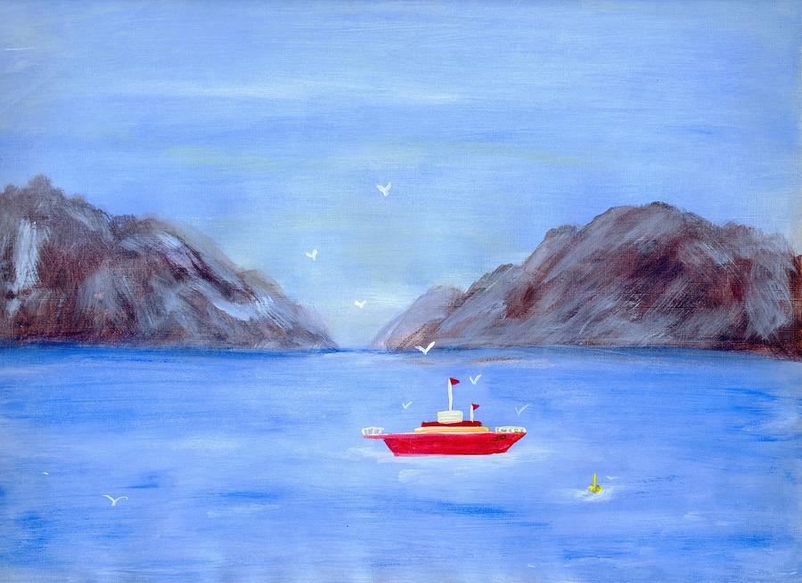 Sailing Away Painting by Susan Turner Soulis