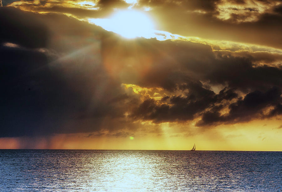 Sailing Before the Storm Photograph by Anthony Zeljeznjak - Fine Art ...