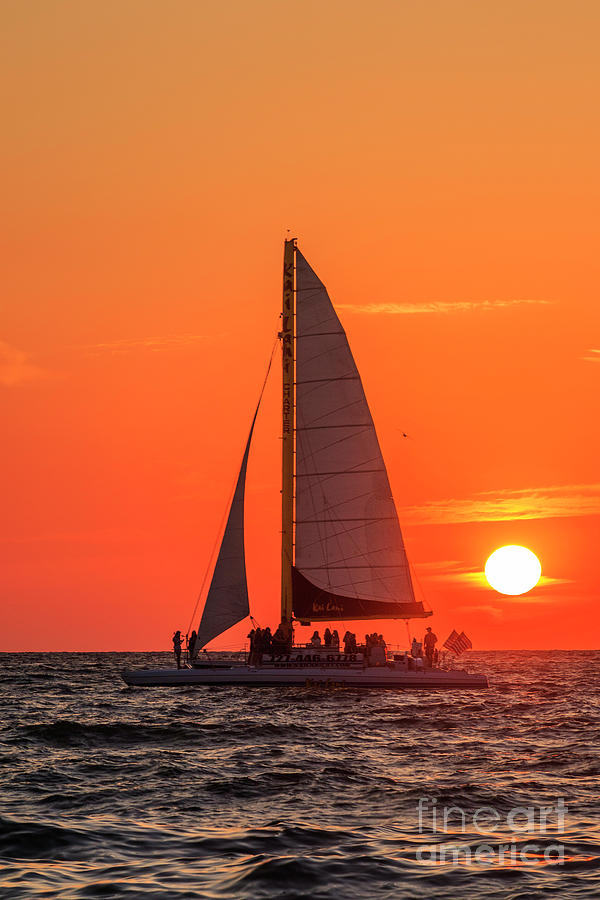 Sailing by the Sun Photograph by Terri Morris