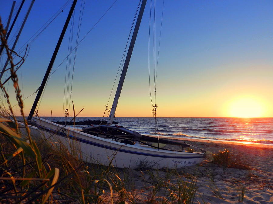 Sailing Days End Photograph by Bruce Brandli - Fine Art America