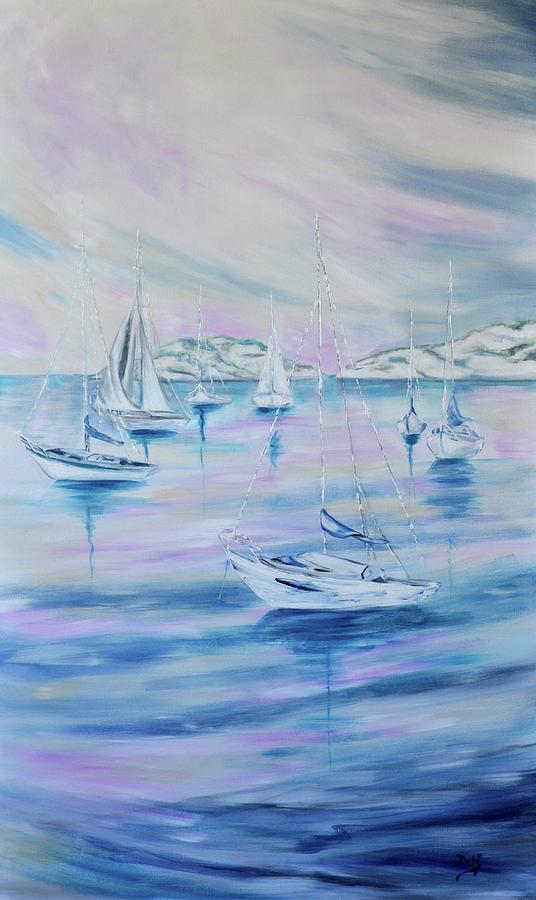 Sailing Painting by Debi Starr