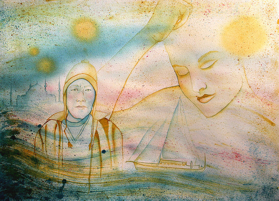 Sailing Dream Painting by Ausa J Hylton 