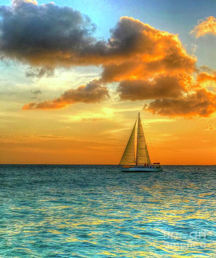 Sailing Free Photograph by Debbi Granruth