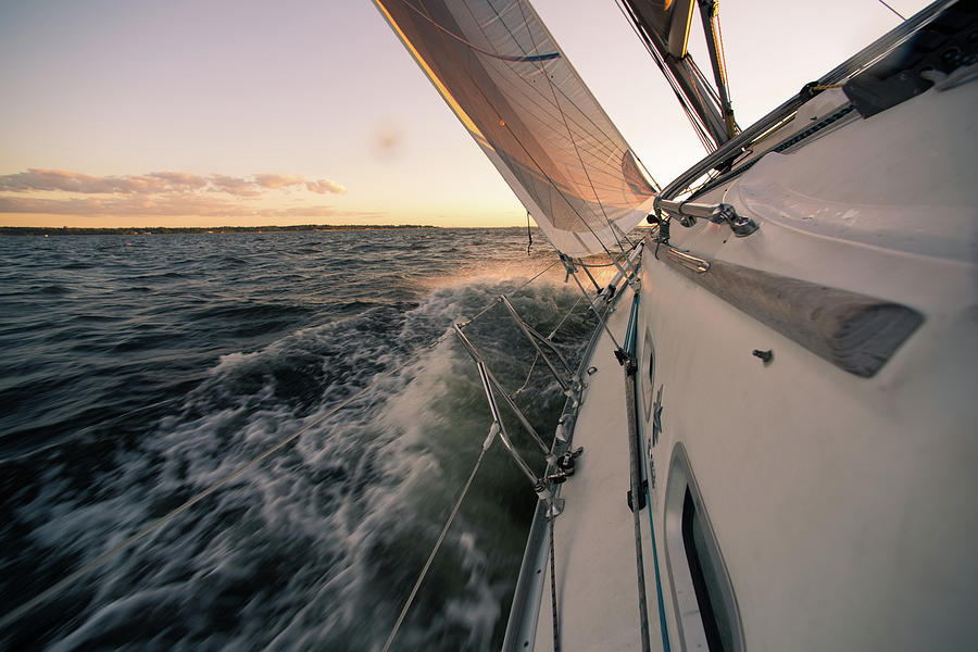 Sailing High Wind2 Photograph