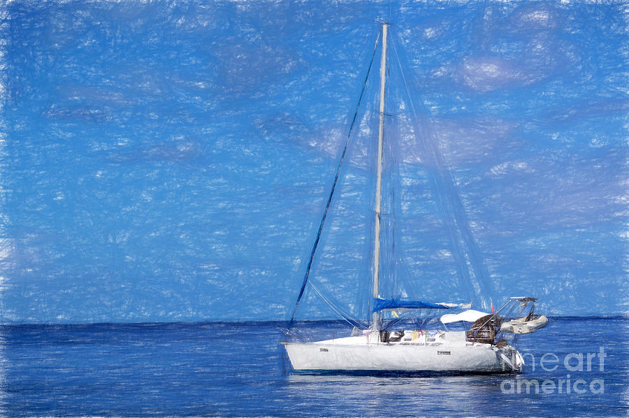 Sailing in Saint Lucia Photograph by Sue Melvin