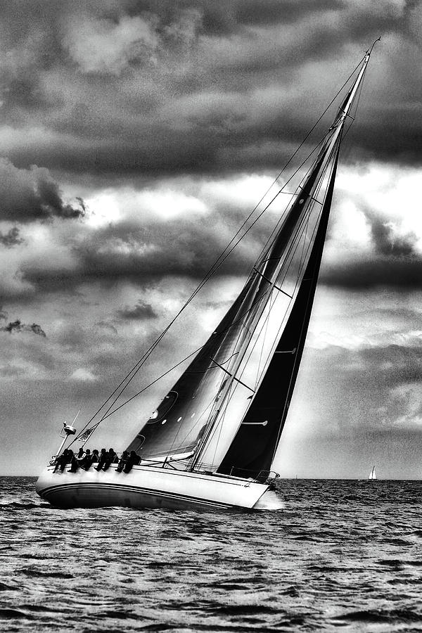 Sailing In Stormy Weather Photograph by Sascha Richartz