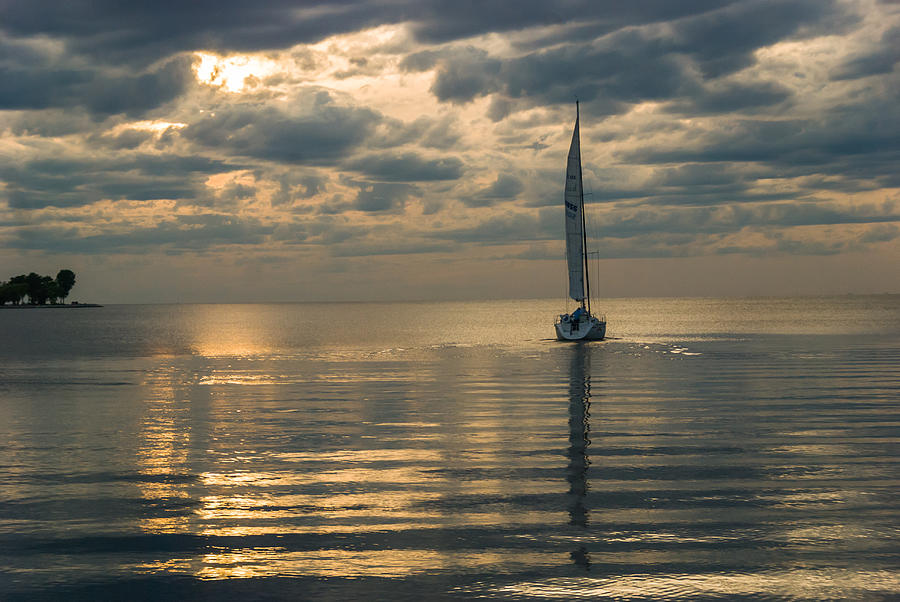 Calm Sailing Photograph by Charles McCleanon