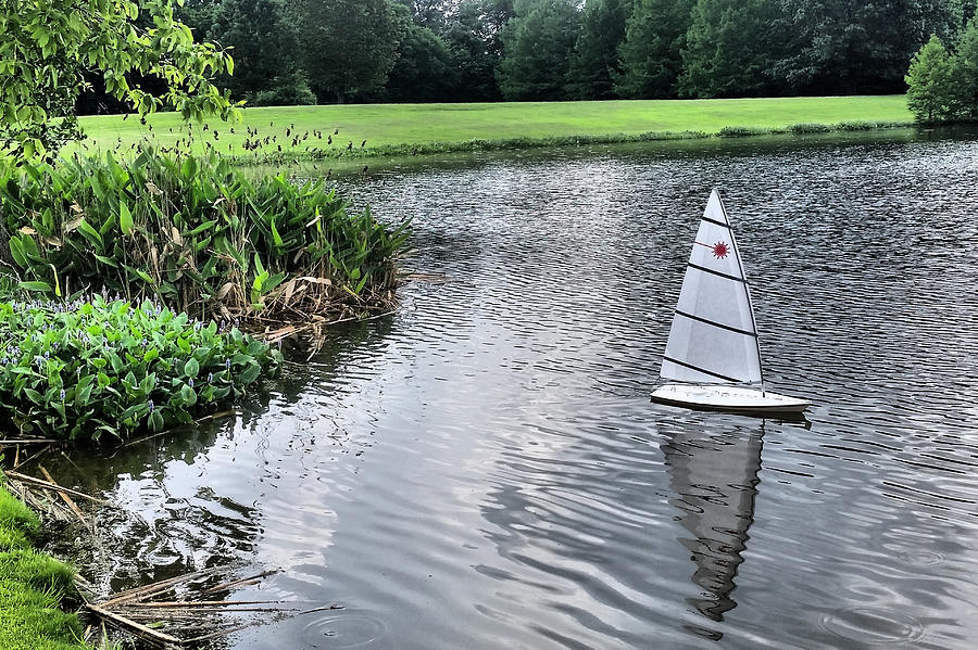 Sailing In The Park Photograph by Kathy K McClellan