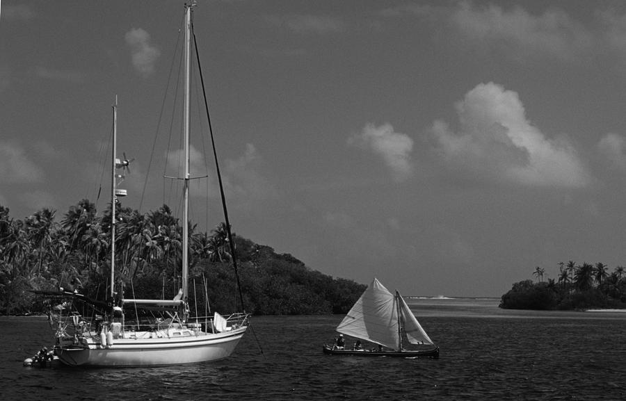 Sailing in the San Blais Islands Photograph by David Shuler