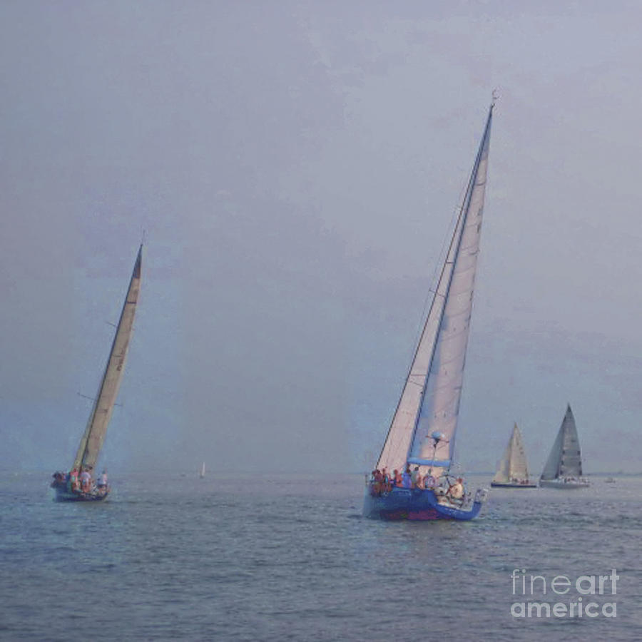 Sailing in the Sound Photograph by Xine Segalas