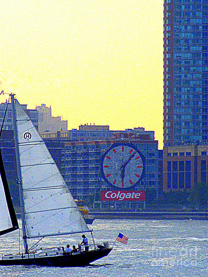 Sailing Into The Colgate Sunset Photograph by Randall Weidner