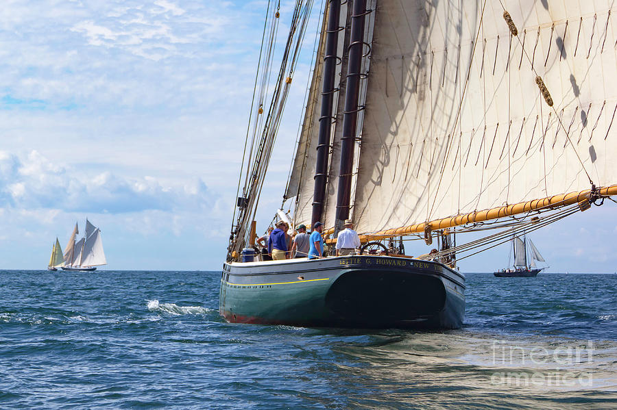 Sailing Into The Past - Color Photograph by Joe Geraci