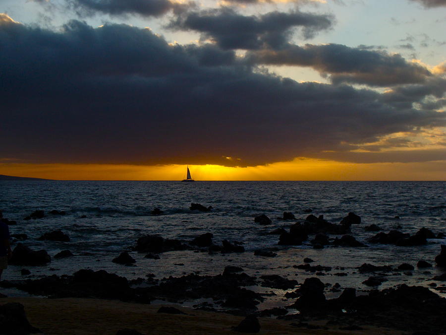 Sailing into the Sunset Photograph by Karon Melillo DeVega