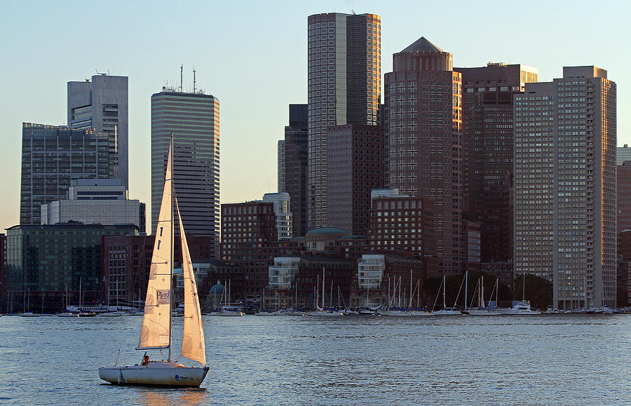 Boston Photograph - Sailing by Juergen Roth