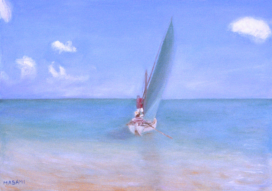 Sailing Painting by Masami Iida