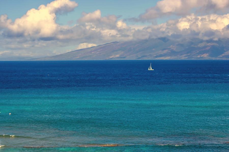 Sailing Maui Photograph by Kathy Bassett