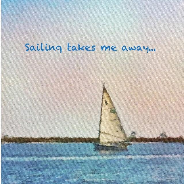 Boat Photograph - Sailing #msgulfcoast #mississippi by Joan McCool