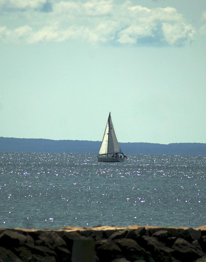 Sailing on Crystal Sound Photograph by Margie Avellino