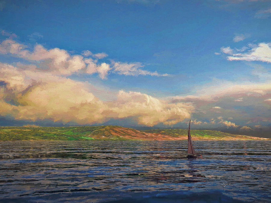 Sailing on Galilee Painting by David Luebbert