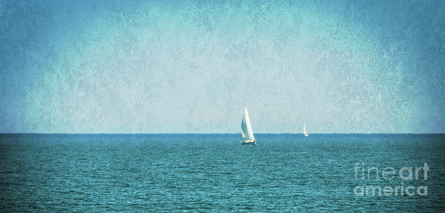 Sailing on Lake Michigan - Sheboygan Photograph by Mary Machare