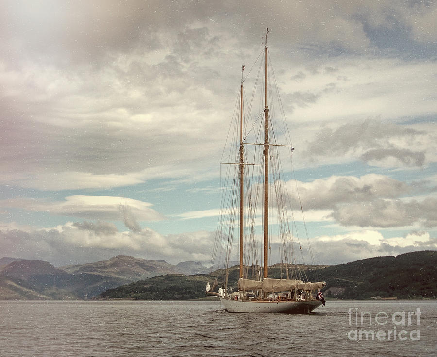 Sailing on Loch Long Scotland Photograph by Lynn Bolt
