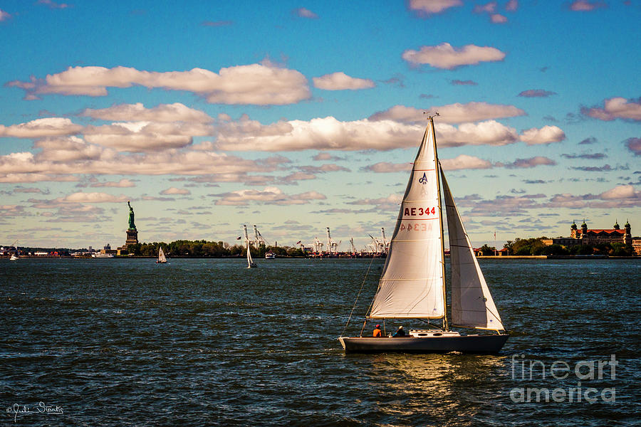 Sailing On The Hudson Photograph
