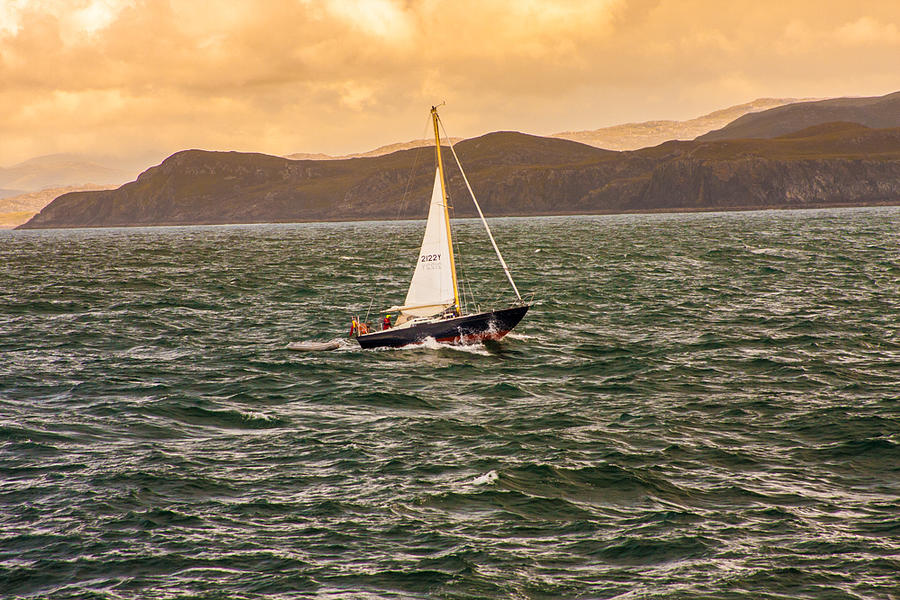 Mountain Photograph - Sailing Outer Hebrides by Kathleen McGinley