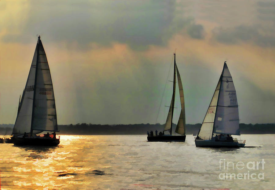 Sailing Regatta Photograph by Xine Segalas