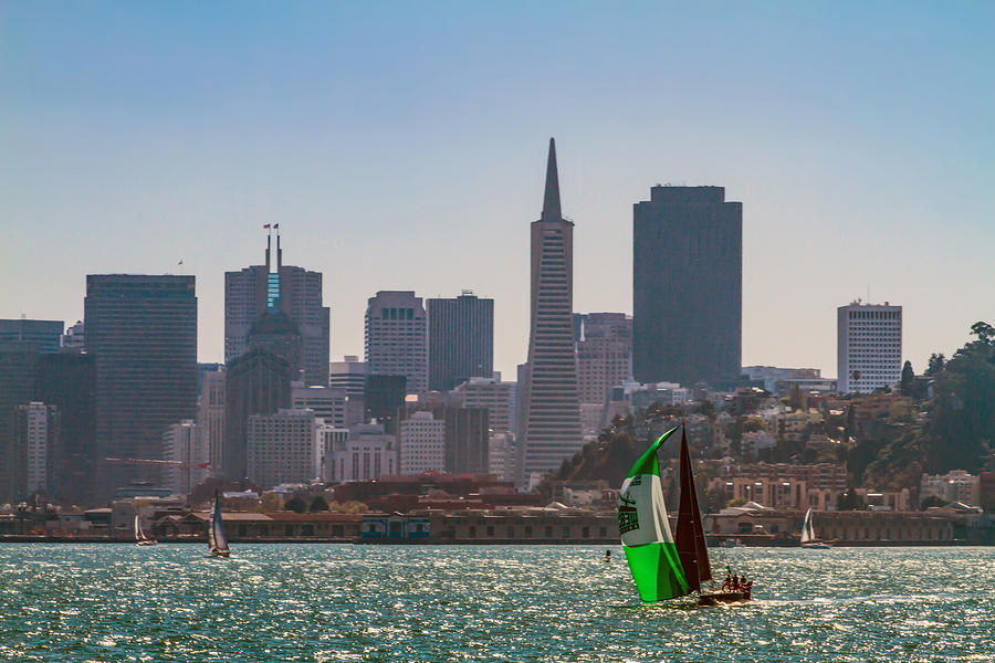 Sailing San Francisco Bay 1 Photograph by Bonnie Follett