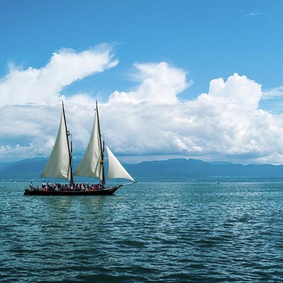 Switzerland Photograph - Sailing Ship by Aleck Cartwright