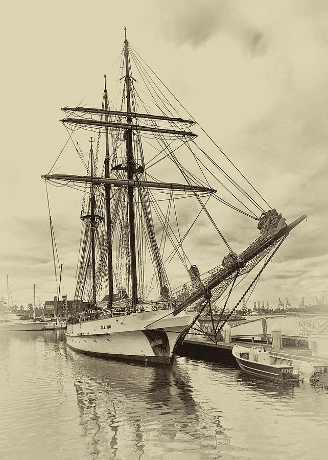 Sailing Ship Docked Photograph by Joseph Hollingsworth