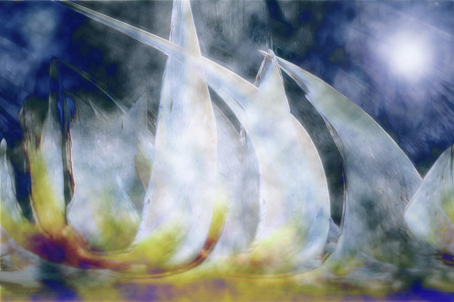 Sailing Ships Digital Art by Linda Sannuti