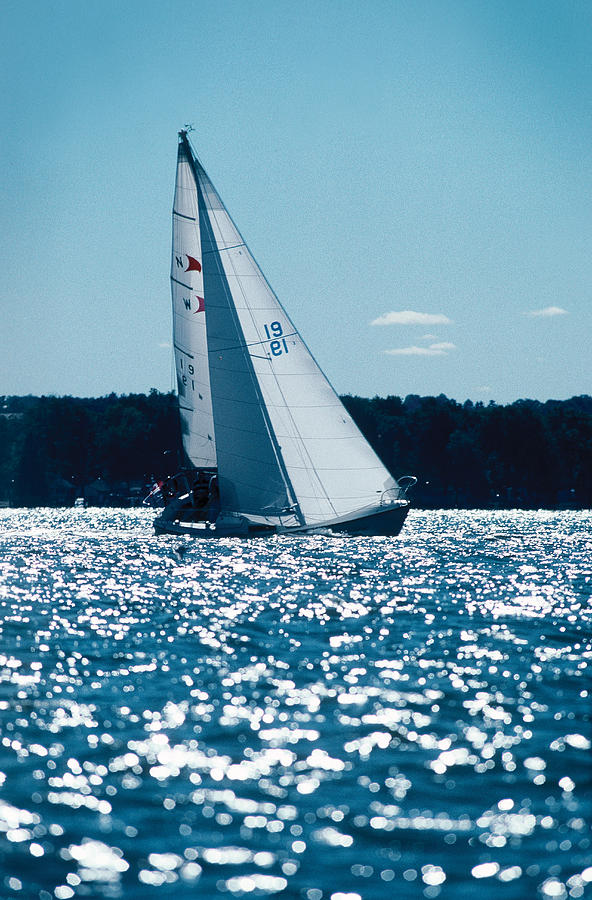 Sailing  Photograph by Steve Somerville