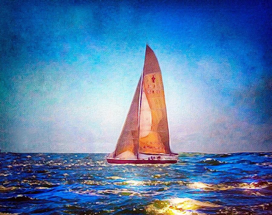 Sailing the Atlantic Photograph by Anne Sands